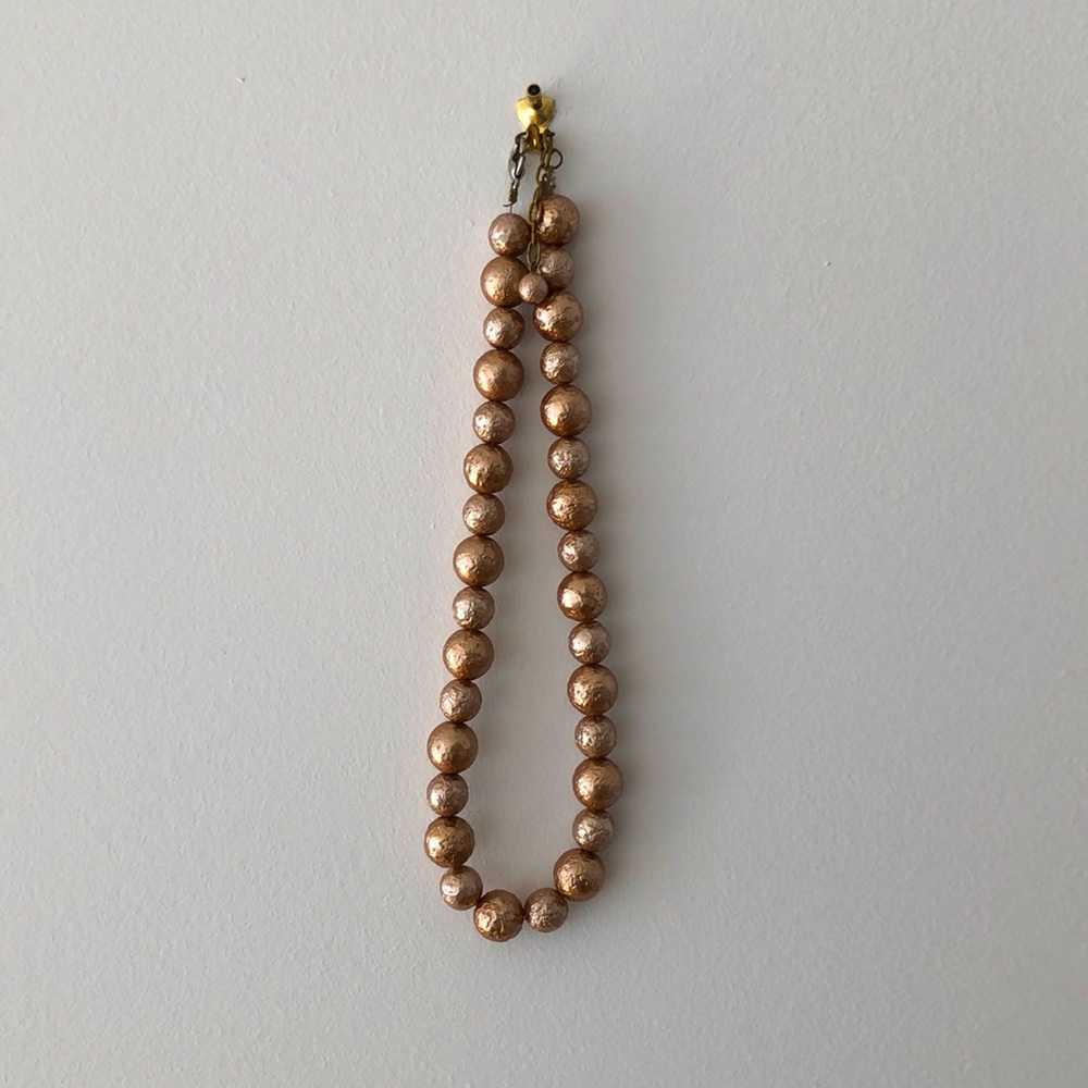 Adjustable large bead necklace